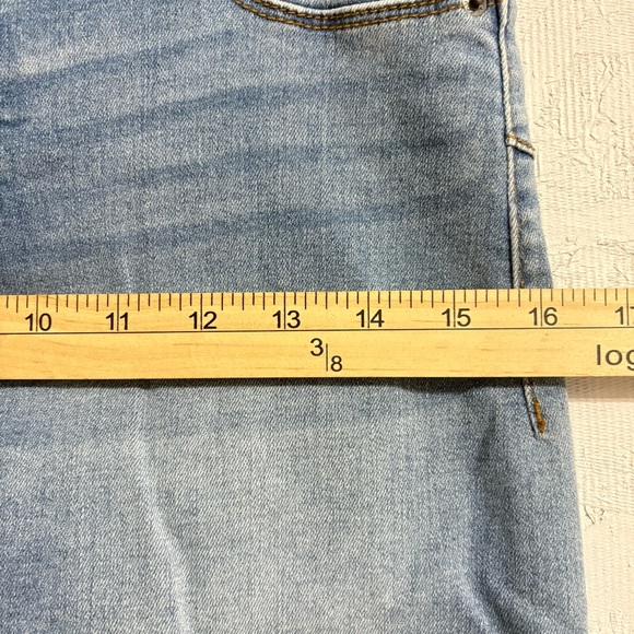 Juicy Couture Light Blue Ankle Jeans Size 6 Stretchy Waist Low Rise - Picture 6 of 13